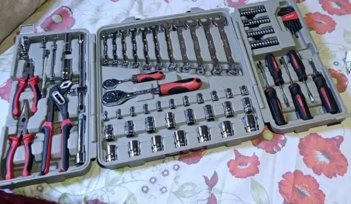 Jogo de Ferramentas com 110 Peças Worker