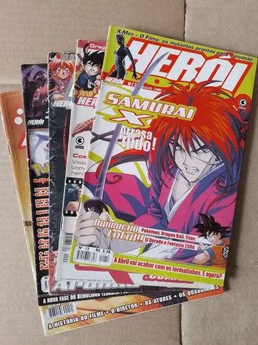 Revistas Herói Kit Com 4 Exemplares