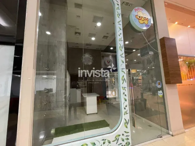 LOJA PARA LOCAÇÃO NO SHOPPING PATIO IPORANGA - GONZAGA, SANTOS