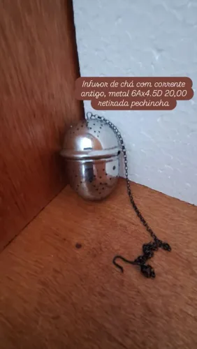 Infusor chá antigo