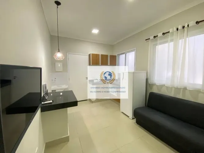 Kitnet com 1 dormitório para alugar, 50 m² por R$ 2.600,00/mês - Cidade Universitária - Ca
