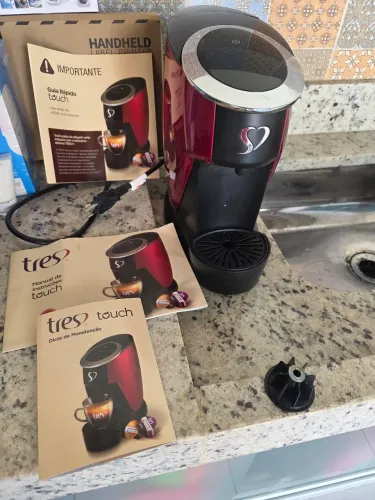 Cafeteira 3 corações touch perfeita