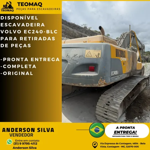 PEÇAS ESCAVADEIRA VOLVO EC240
