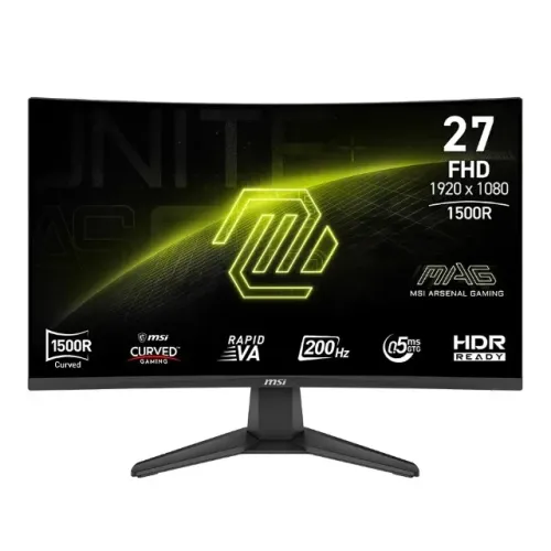 MONITOR 27" MSI MAG 200HZ 0.5MS 276CF E20 FULL HD 9S6-3CE11M-026 NOVO LACRADO!