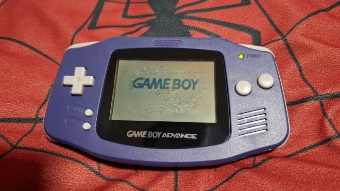 GAME BOY ADVANCE ROXO + FLASHCARD 108 EM 1 - ACEITO CARTÃO