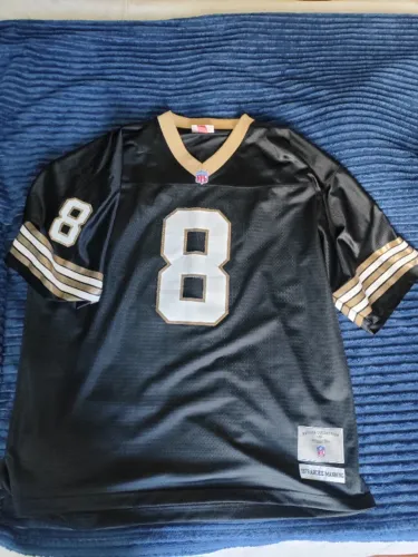 Camisa Mitchell & Ness NFL Legacy Jersey New Orleans Saints 1979 Archie Manning Preta 