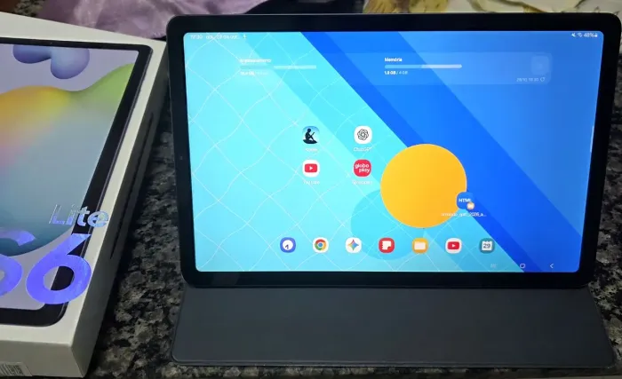 ?Samsung Galaxy Tab S6 Lite 64GB - Completo com S Pen, Capa Magnética e Caixa Original
