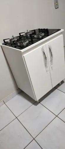 Cooktop + balcão novo 