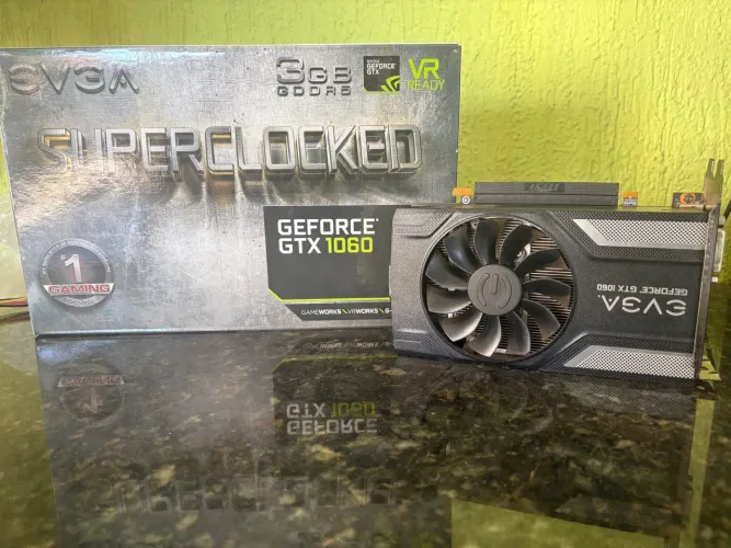 Placa De Vídeo Evga Geforce Gtx 1060 3gb Gddr5 (Usado)