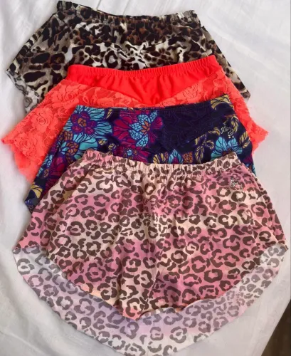 Kit 4 saias para ginástica ou patinação tamanho 8anos