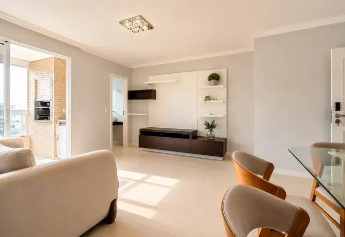 Apartamento com 4 quartos, sendo 2 suítes, 2 vagas no Balneário do Estreito, Florianópolis