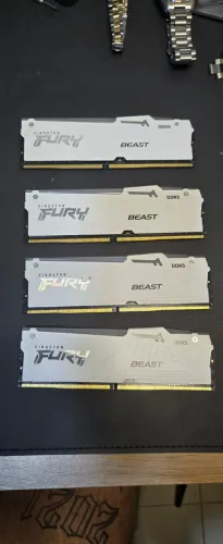 Memória RAM Kingston Fury Beast, 128GB (4x32GB), 5600MHz, DDR5