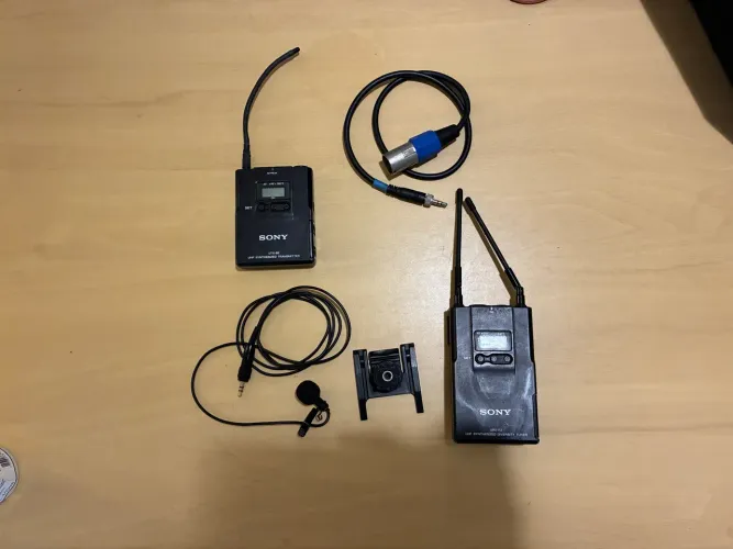 Microfone Lapela Sony Uwp-v1 Transmissor e Receptor 