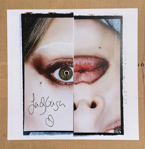Lady Gaga Vinil Litho 1 autografado