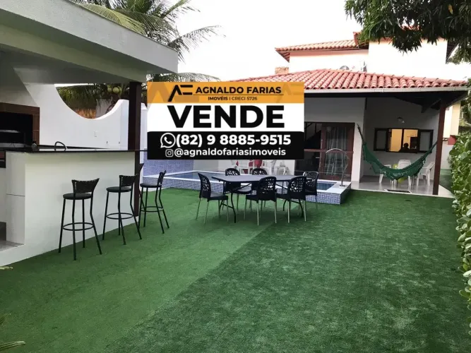 Vendo casa duplex com 6 quartos em Sonho Verde - Paripueira - AL