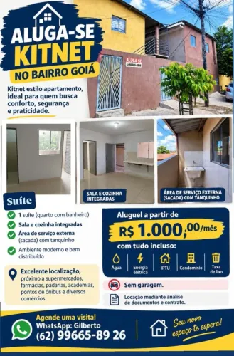 KITNET BAIRRO GOIÁ