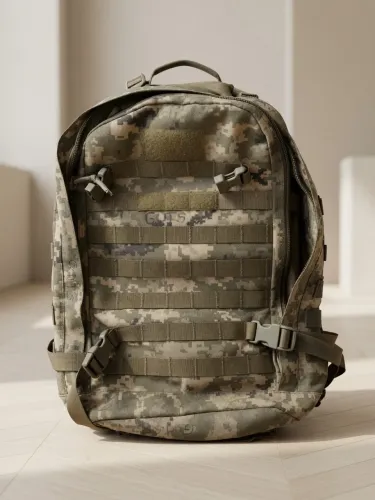 Mochila do exército da Ucrânia usada 