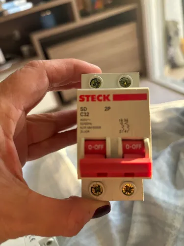 Disjuntor Bipolar STECK -2 unidades - 50,00