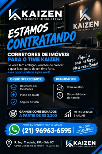ESTOU CONTRATANDO CORRETOR DE IMÓVEIS