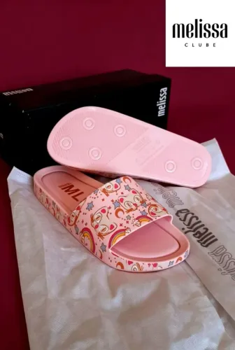 Chinelo Melissa slide estampado original