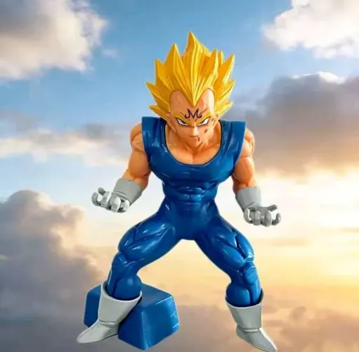 Boneco Estatueta Anime Dragão Ball z vegeta em Pvc