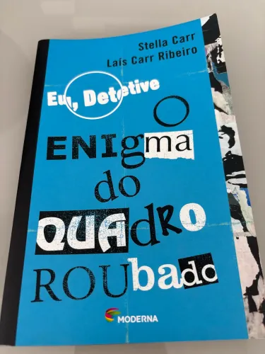 Livro O enigma do quadro roubado 