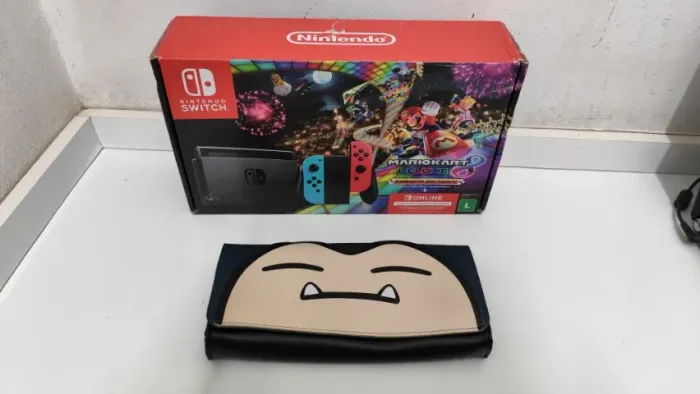 Nintendo Switch V2 HAC-001(-01) edição bundle Mario Kart 8 Deluxe