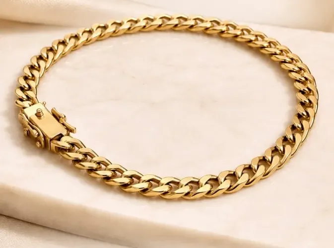 Pulseira Grumet em Ouro 18k 750