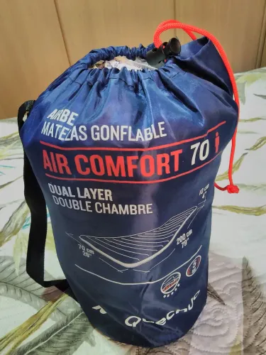 Colchão Inflável Quechua - Air Confort 70 - Dual Layer/Double Chambre.