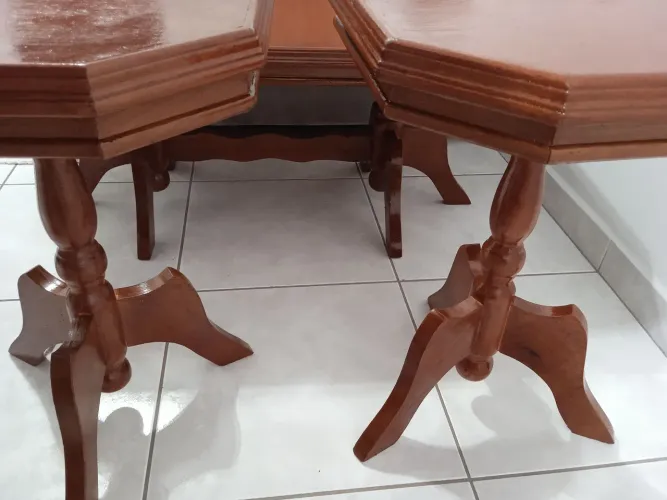 Conjunto mesa de centro e mesa de canto