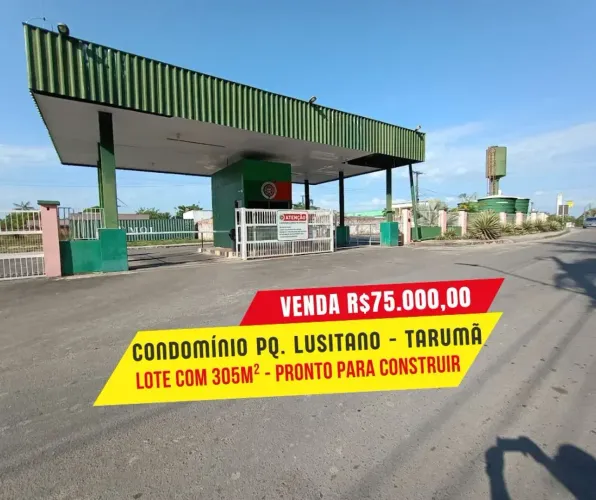 Lote com 300m² no Condomínio Parque Lusitano - BR174 - Km 02 - Após a Barreira