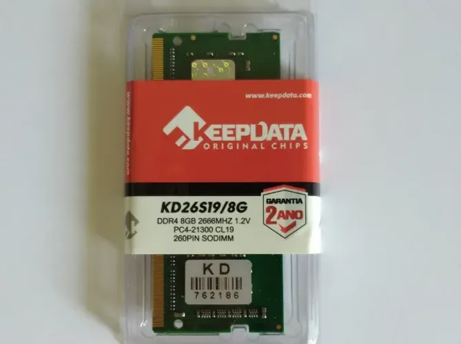 Memória Ddr4 notebook 8gb - 2666mhz KeepData - lacrada