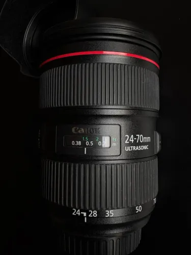 Lente Cânon 24-70 2.8 série L II 