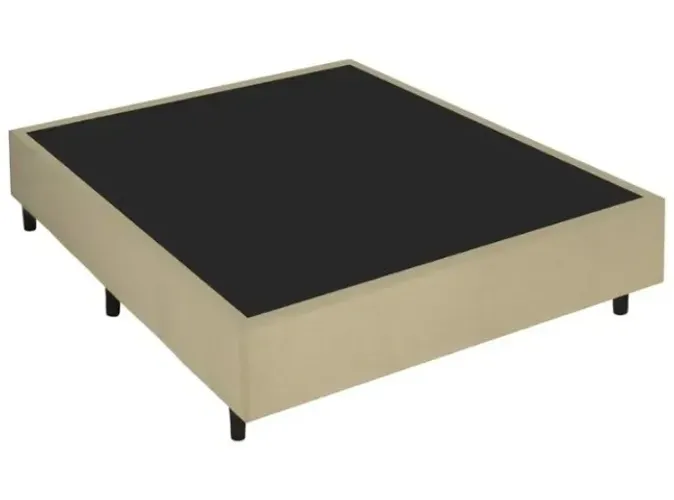 BASE cama de CASAL, sem colchão.
