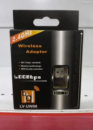 Adaptador USB Sem Fio Wi-Fi 600Mbps 2.4 GHz - Entrega Grátis