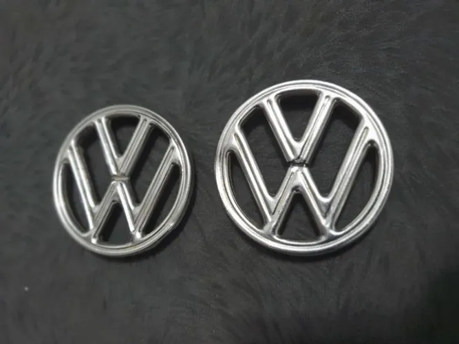 Fusca antigo emblema vw do capo novo original