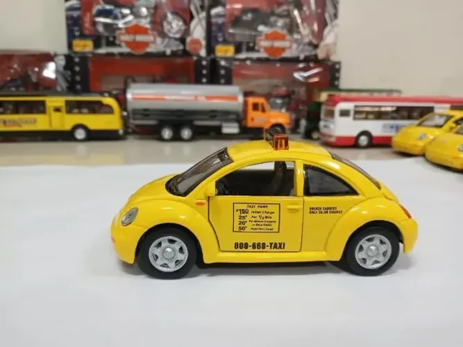 Miniatura Fusca Beetle Taxi Sunnyside 1/32 Raro #r212