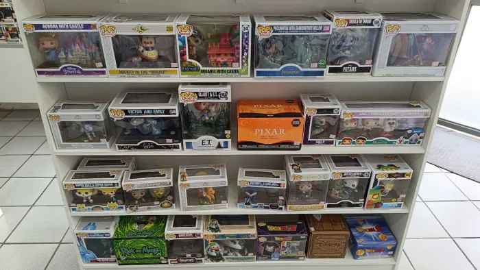 Funko Pop álbuns, Pop momento, Pop box