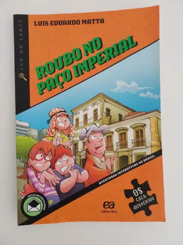 Livro Roubo no Paço Imperial - Aventuras Interativas no Brasil