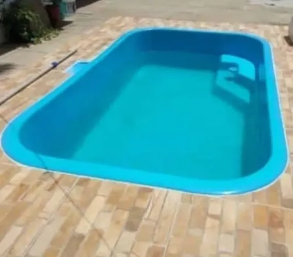Piscina de fibra para seu lazer