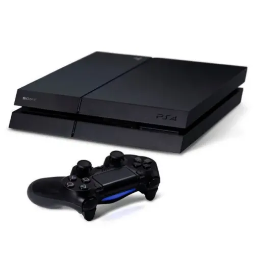 Playstation 4 500gb Cuh-1206a Jet Black, (um Controle E 6 Jogos)