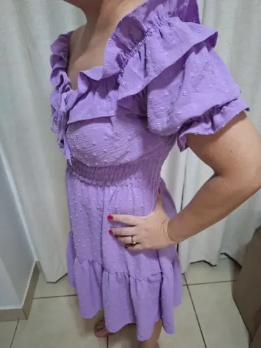 Vestido adulto lilás