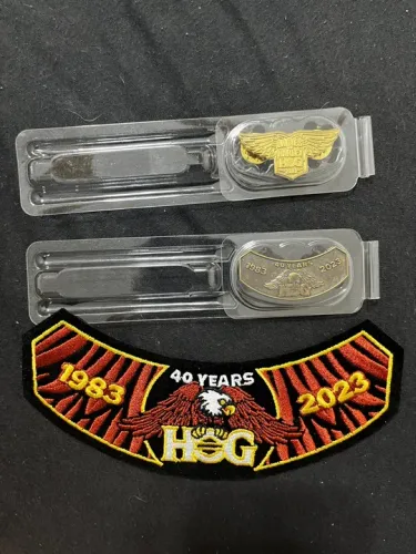 Patch e botom Harley Davidson HOG