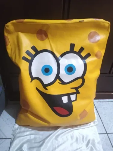 Puff Grande Do Bob Esponja (68 cm X 86 cm X 8 cm)