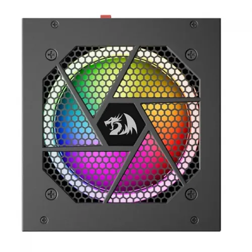 Fonte ATX 850W PFC Ativo 80 Plus Gold Redragon Full Modular PCIe 5.0 Led RGB - WZetta