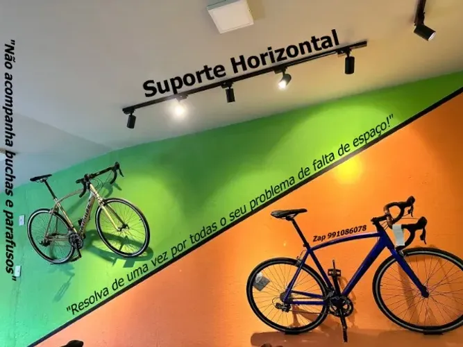 Kit Suporte Para Bicicletas Horizontal