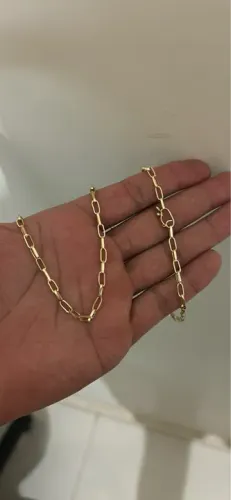 Corrente 15G tijolinho Ouro 18k - nova