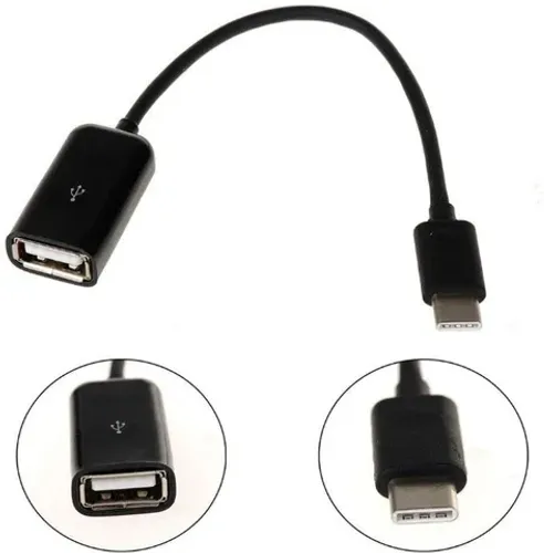 Cabo Otg Tipo C Type C Pendrive Usb Fêmea 