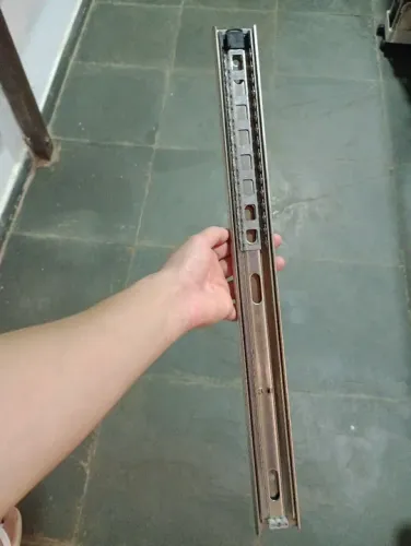 2pares - Trilho para gaveta / corrediça telescópica 50cm larga 2pares