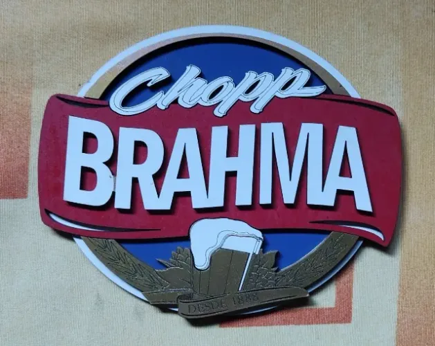 01 Quadro decorativo Cerveja Brahma